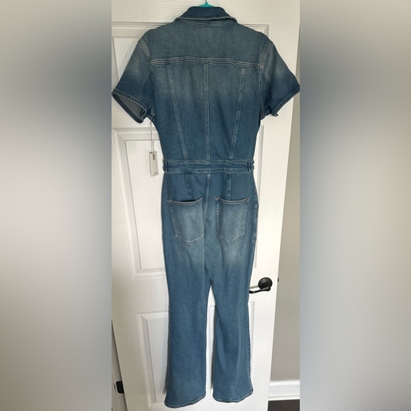 ‼️RARE‼️🎸Good American🎸🔥NWT🔥Fit For Success Stretch Demom Jumpsuit—4 - Picture 15 of 16